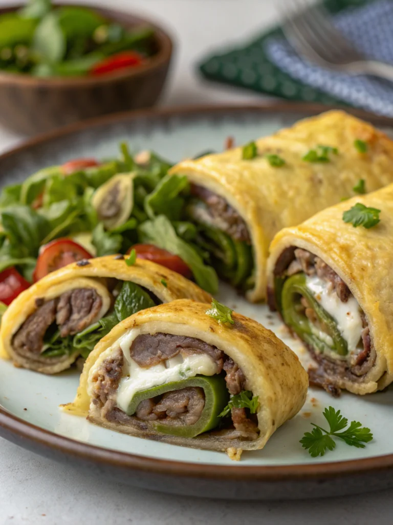 Keto Philly Cheesesteak Roll Ups: A Low-Carb Twist on a Classic Favorite