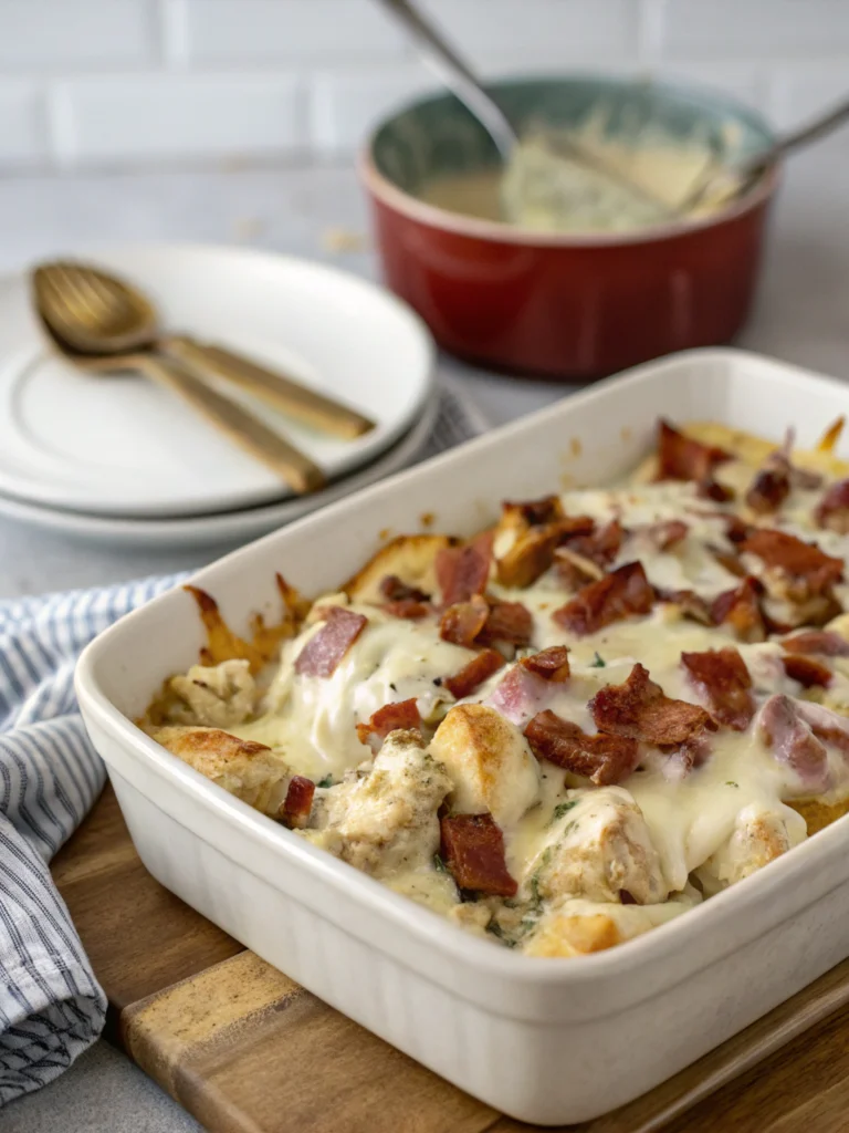 Keto Chicken Bacon Ranch Casserole: A Low-Carb Comfort Food Masterpiece
