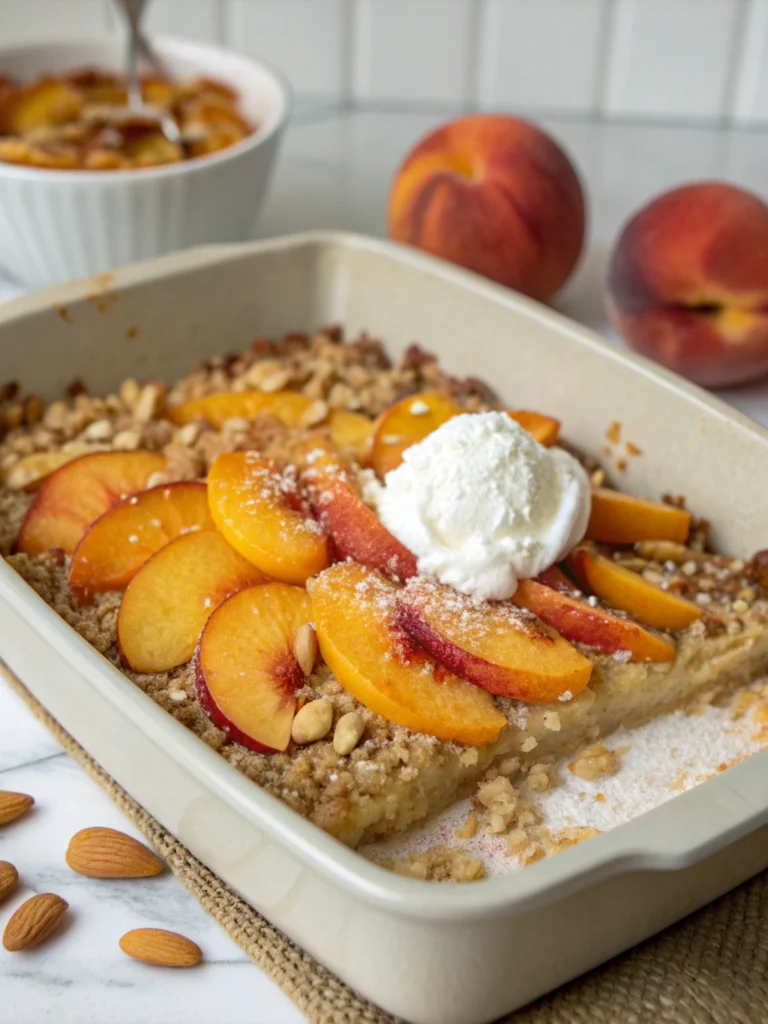 Keto Peach Cobbler: A Guilt-Free Summer Indulgence