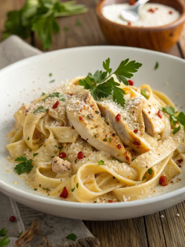 Delicious Homemade Chicken Alfredo Recipe: Creamy Pasta Perfection