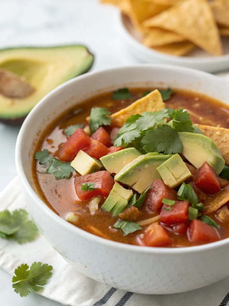Delicious Homemade Gluten-Free Tortilla Soup: A Comforting Classic Made Allergen-Friendly