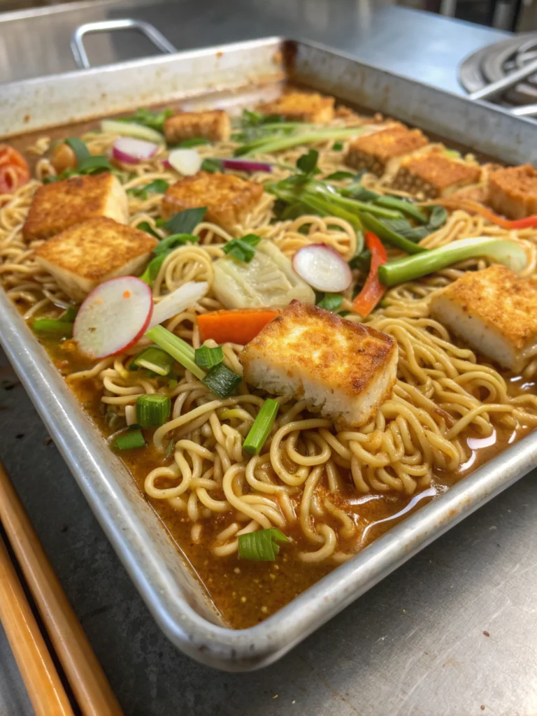 Sheet-Pan Crispy Ramen: A One-Pan Wonder for Busy Weeknights
