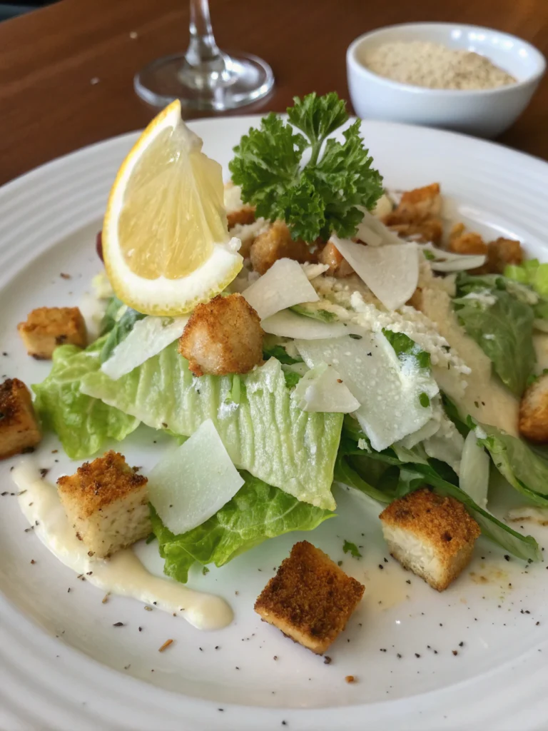 Classic Caesar Salad Recipe: The Perfect Balance of Crisp and Creamy